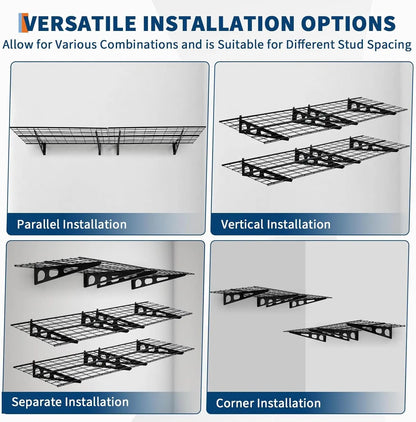 2 Pack Heavy Duty Storage Shelves