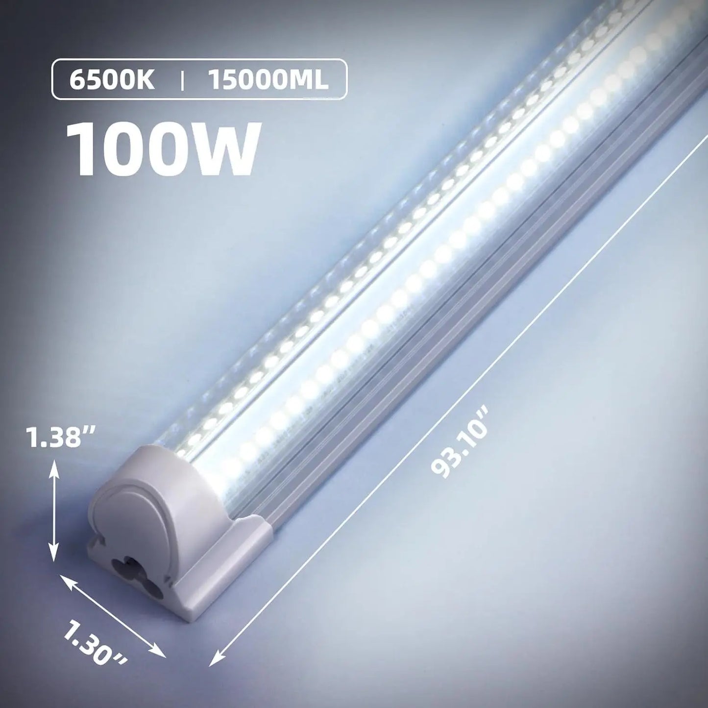 12 Pack, 8FT Led Shop Light