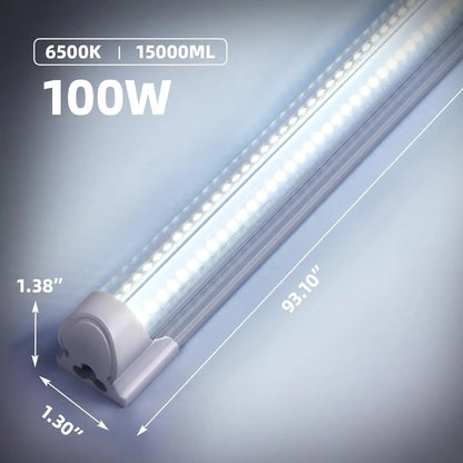 12 Pack, 8FT Led Shop Light