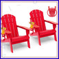 Foldable Adirondack Chairs Set of 2