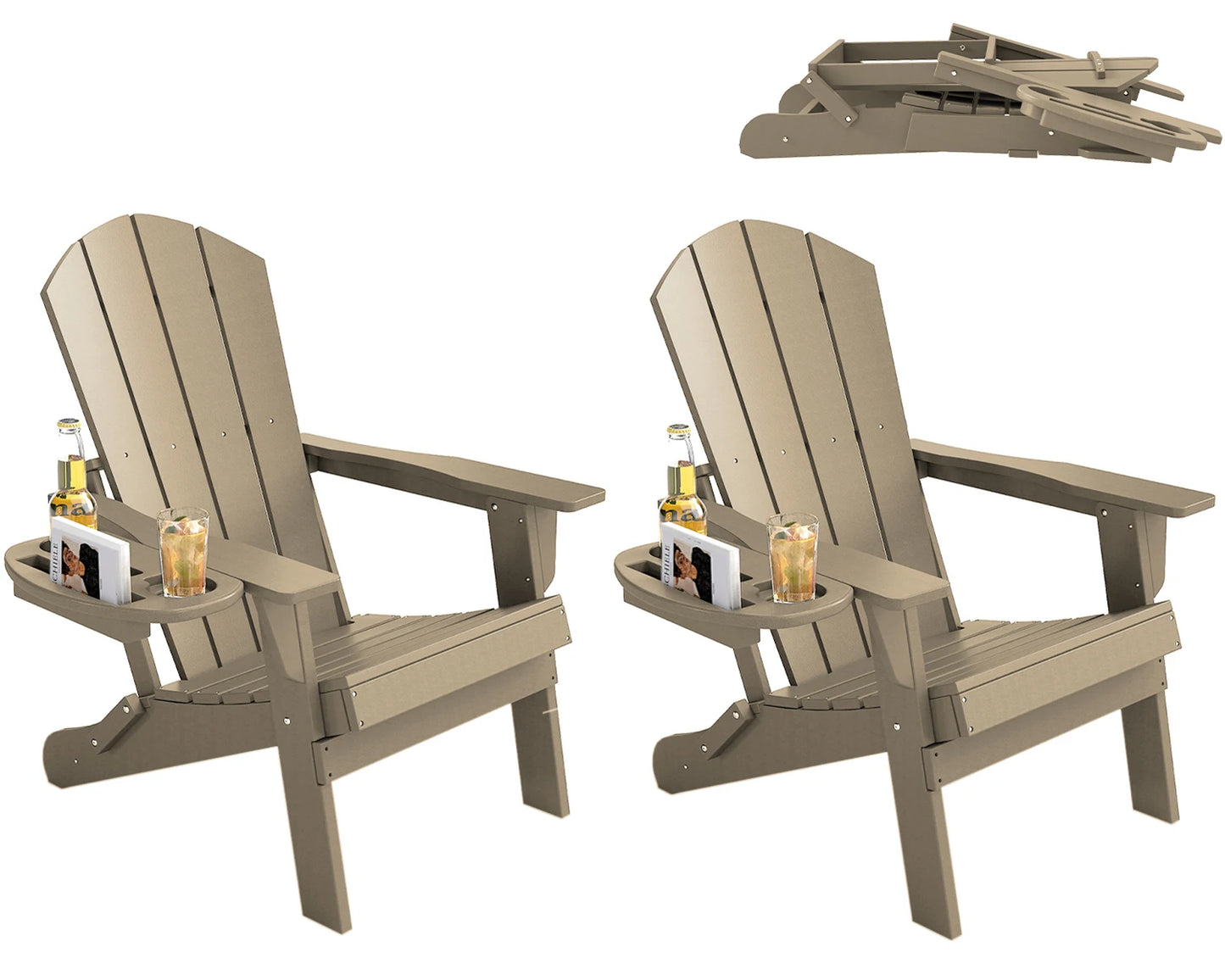 Folding Adirondack Chair Weather Resistant