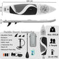 Inflatable Paddle Board with Premium Accessories, Suitable for Sea or Lake