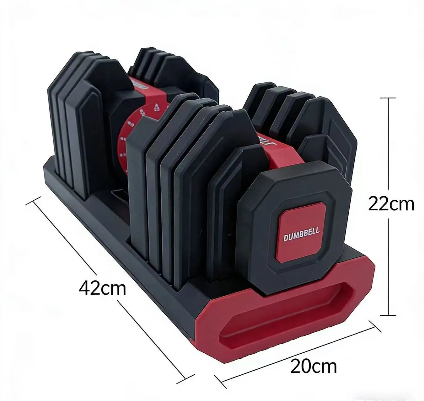Auto-Locking Adjustable Dumbbell