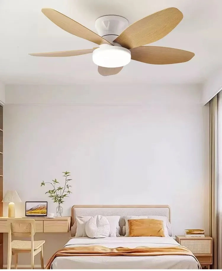 Ceiling Fan with Light 3 Colors, 6 Speeds