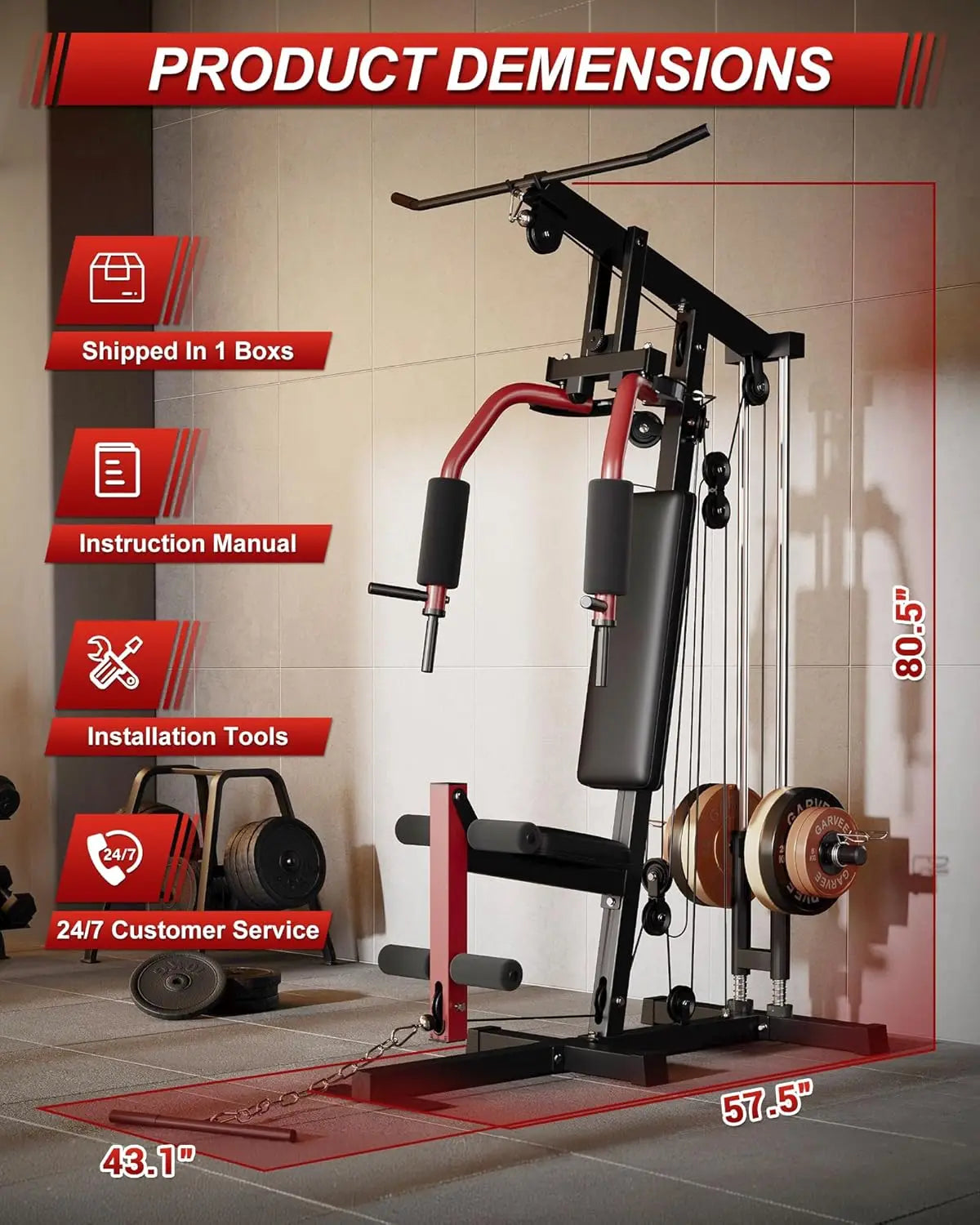 5-in-1 Home Gym Equipment