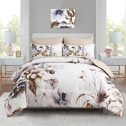 Floral Comforter Set 7 Pcs