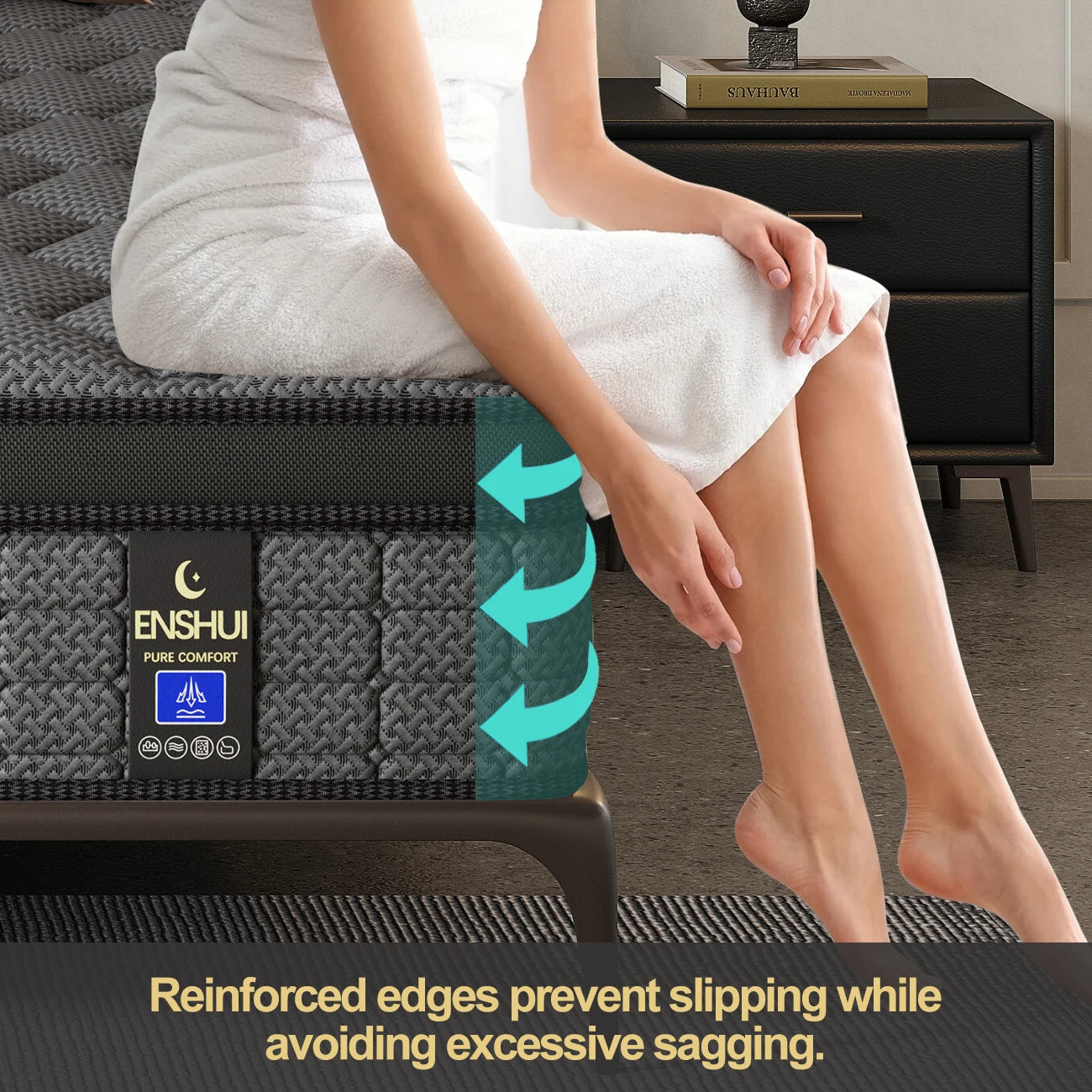 12"14""Gel Memory Foam Hybrid Pocket Spring Mattress For Back Pain Relief Twin Full Queen King Mattress In A Box Medium Firm