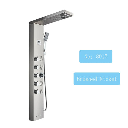 Shower Panel SPA Massage Jet Shower Waterfall Rain Shower