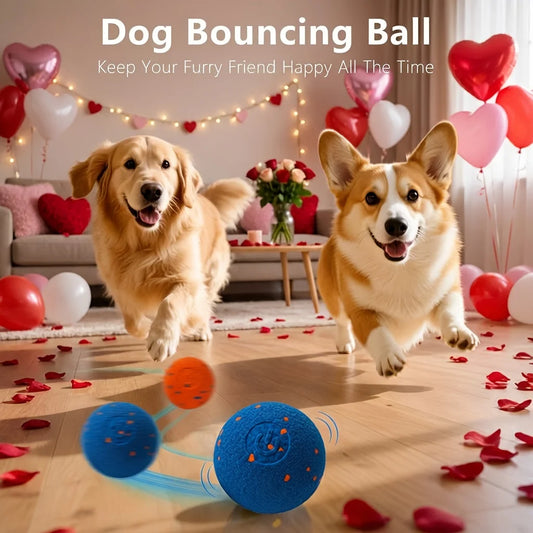 Interactive Dog Toy with Automatic Movement, Bouncing, And Rotating Functions