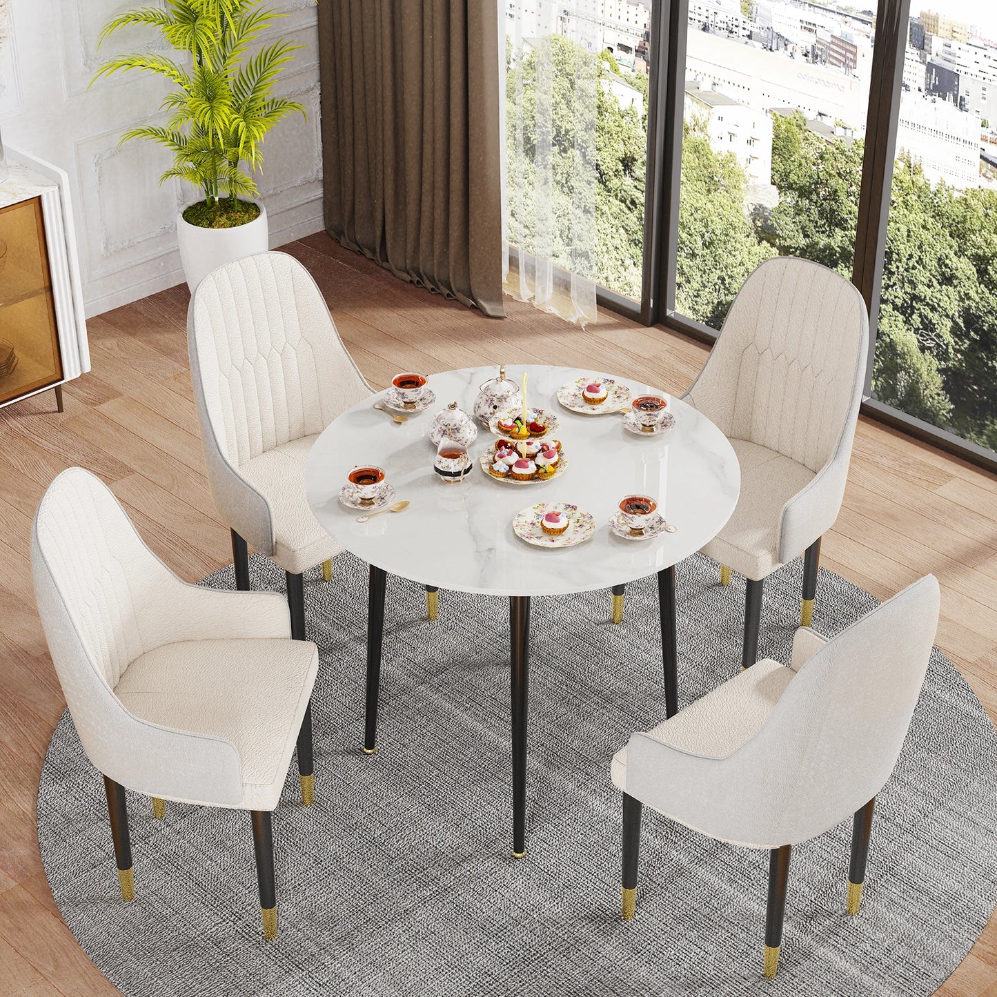 Stone Dining Table Round