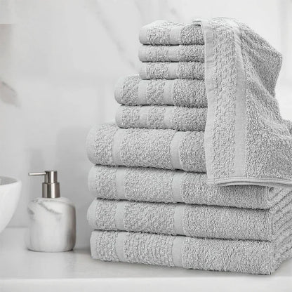 Towel Set with Upgraded Softness & Durability, Grey