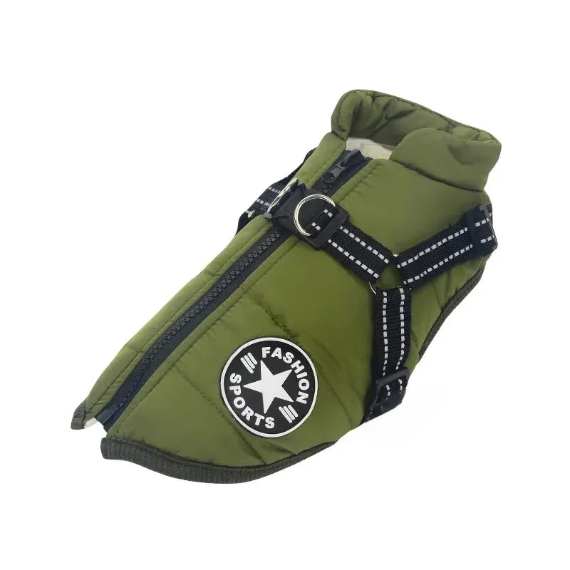 Dog Jacket With Harness