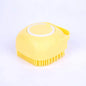 Pet Bath & Massage Brush With Shampoo Storage