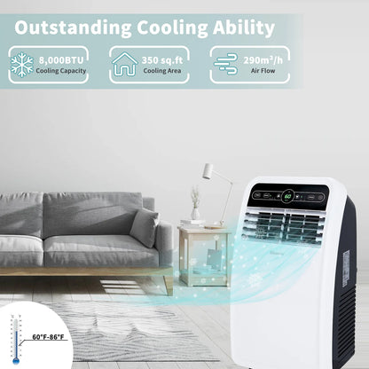 8,000 BTU Portable Air Conditioner