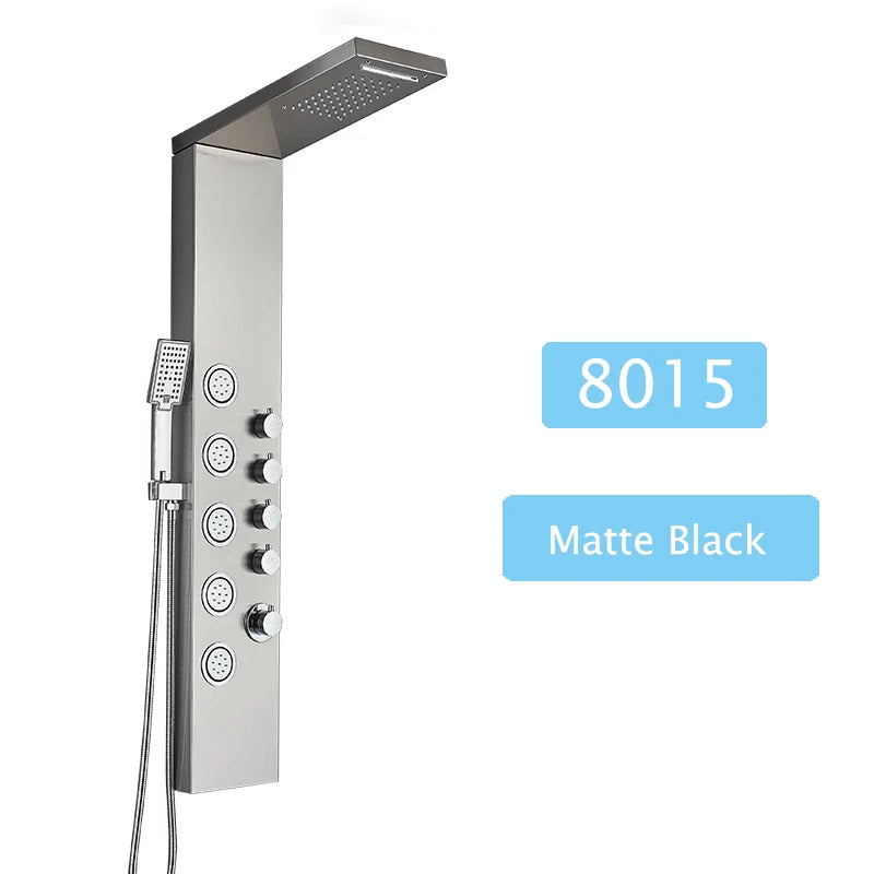 Shower Panel SPA Massage Jet Shower Waterfall Rain Shower