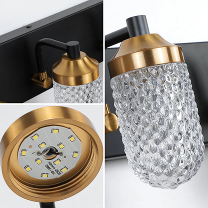 Wall mounted decorative light fixture (black)