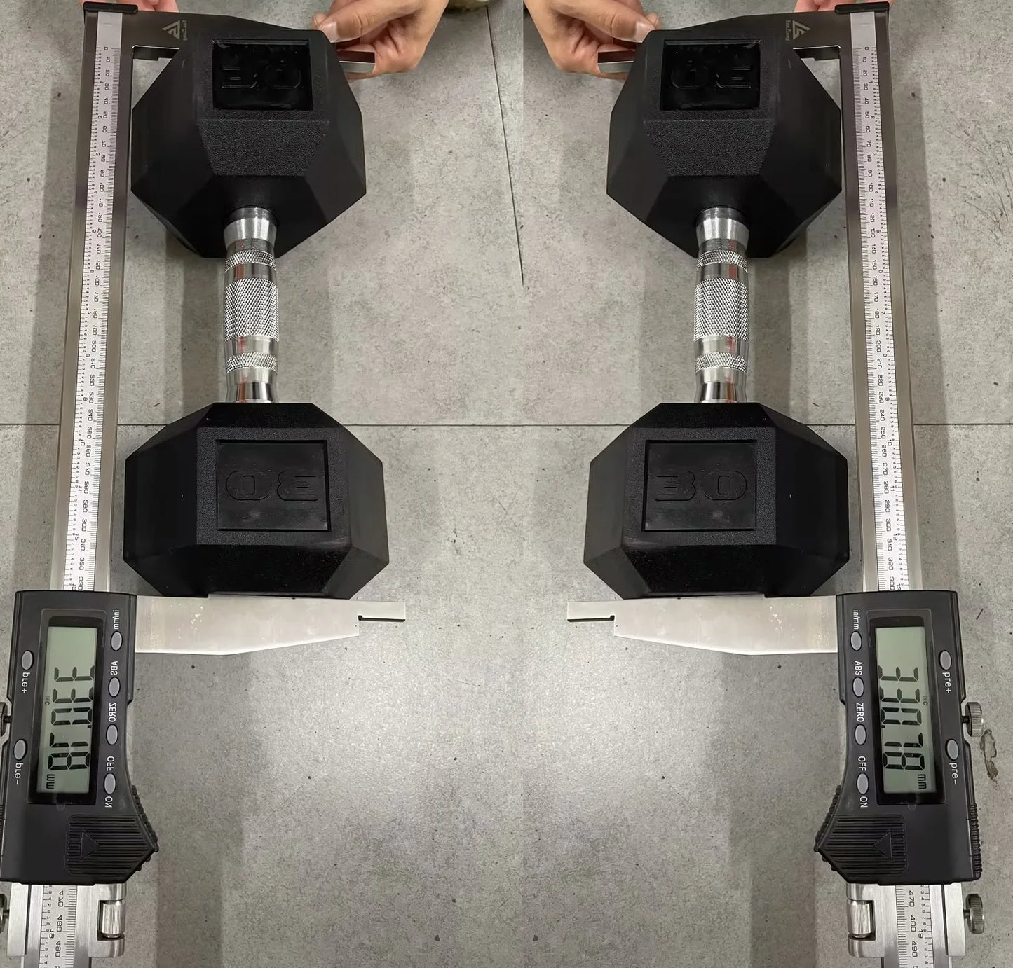 Rubber Hex Dumbbell