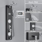 Shower Panel SPA Massage Jet Shower Waterfall Rain Shower
