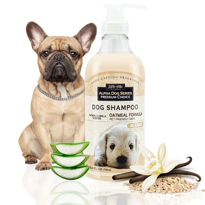 Oatmeal Grooming Shampoo with Aloe Vera, pH-Balanced, Tear-Free, Long Lasting Fragrance