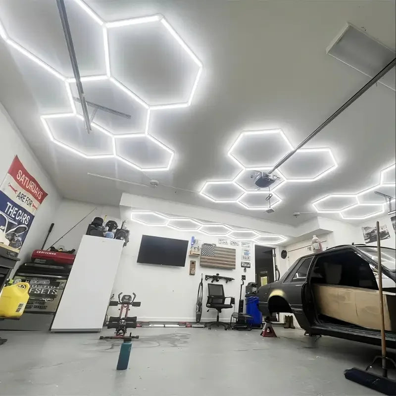 25 Pack Hexagon LED Garage Light