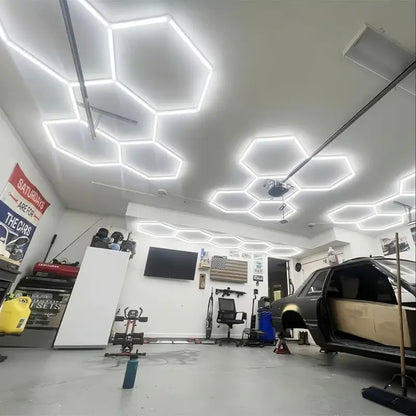 25 Pack Hexagon LED Garage Light