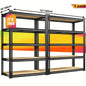 Heavy-duty Metal Storage Rack, Adjustable Height