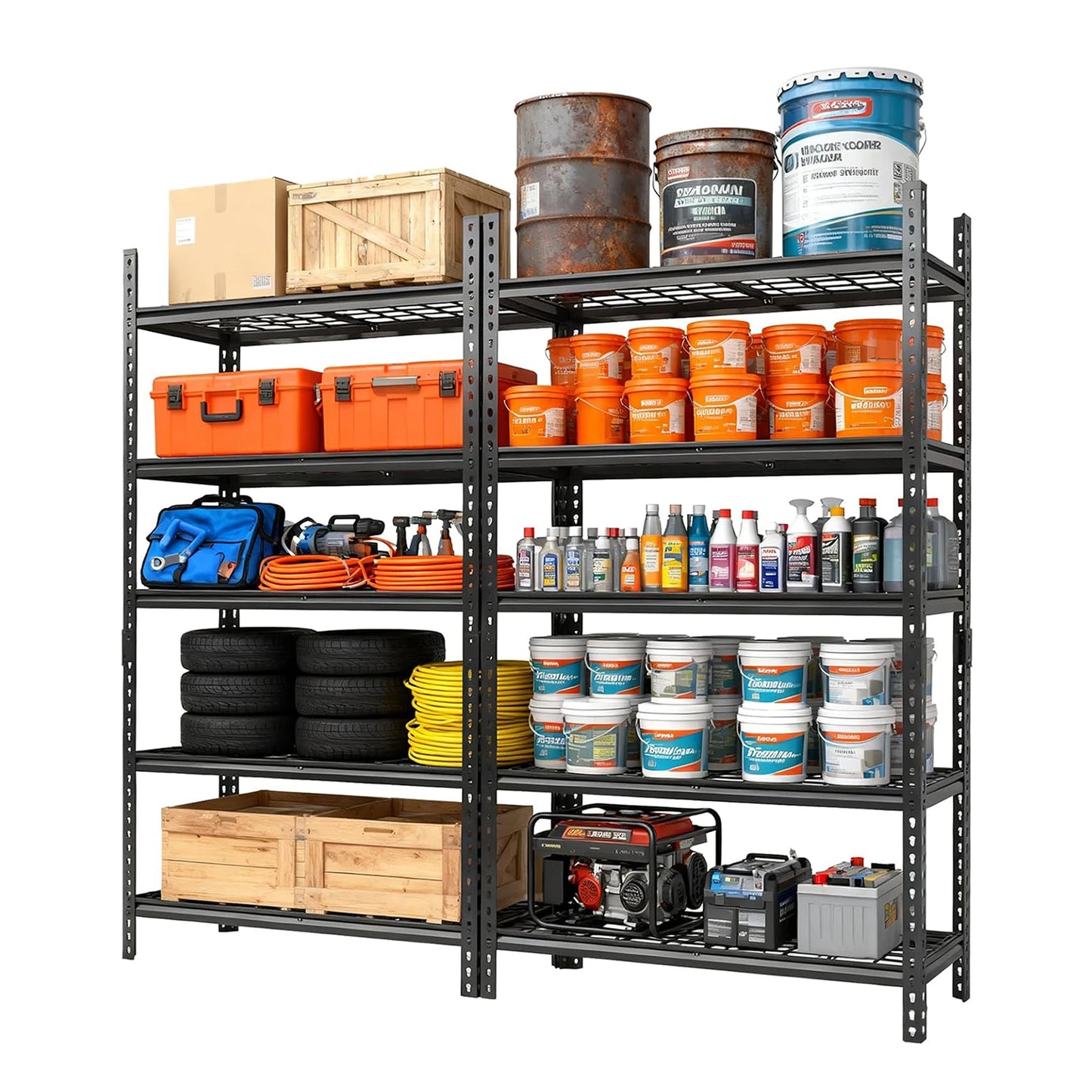 Metal Shelving, Heavy Duty