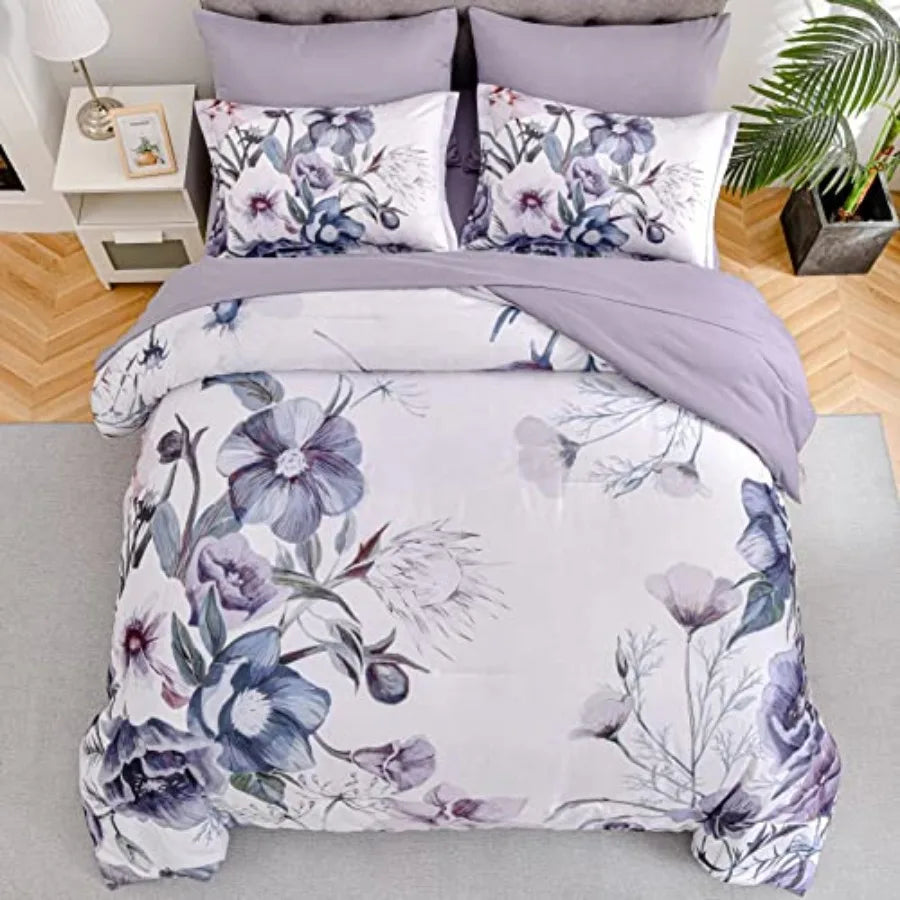 Floral Comforter Set 7 Pcs