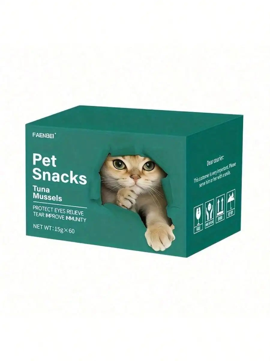 Cat Snacks, Assorted Lickable & Squeezable Treat Pouches,