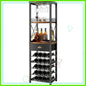 Wine Rack, Tabletop, Glass Holder & Drawer,