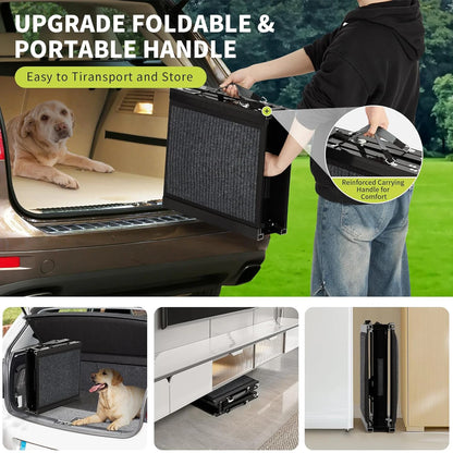 Folding Pet Ramp With Non-Slip Surface