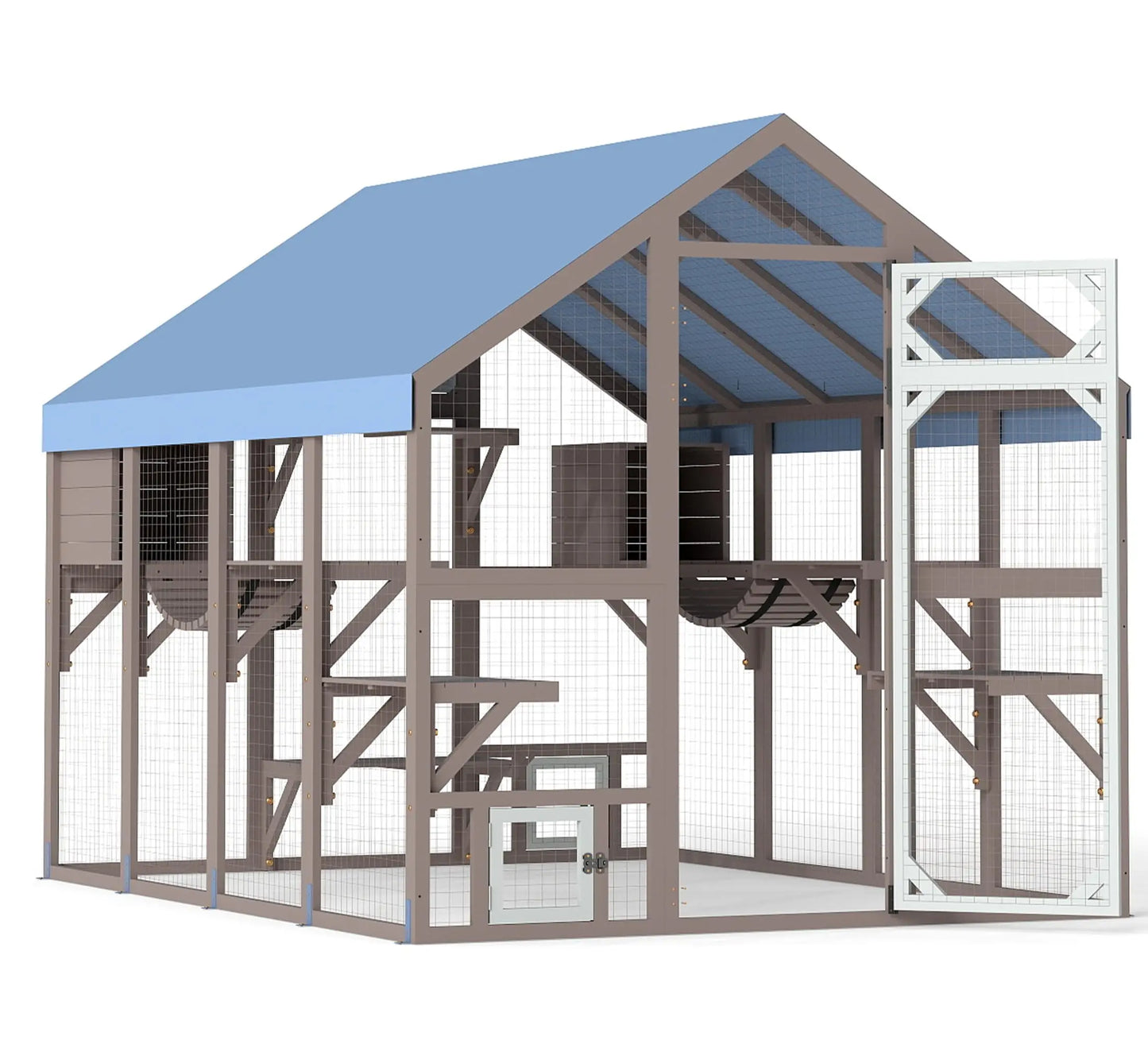 Outdoor Cat Enclosure, Walk in Cat House
