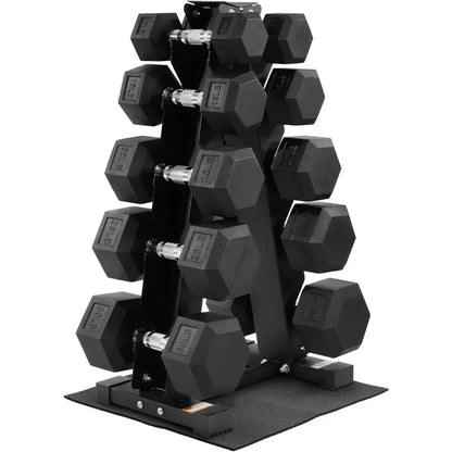 Dumbbell Set With Storage Rack