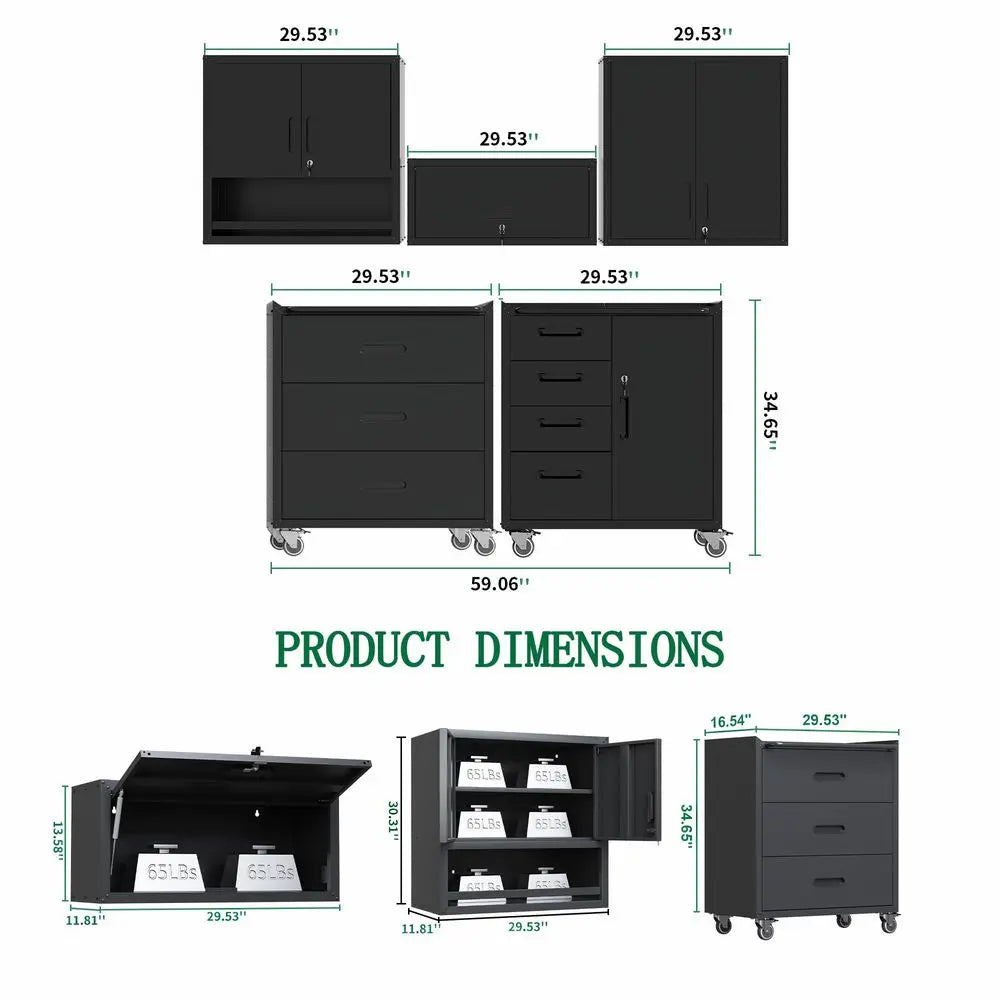 Garage Storage Cabinets System