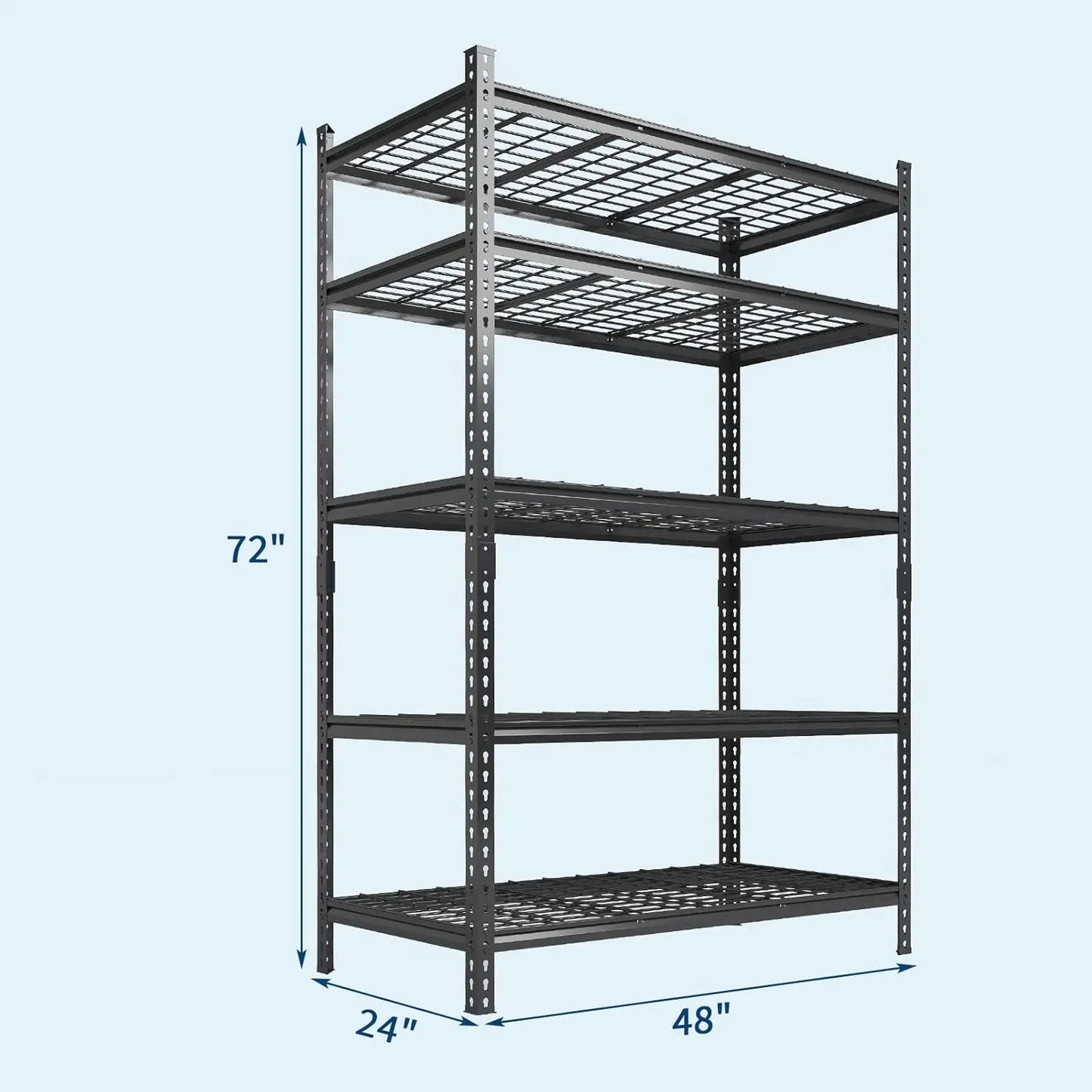 Metal Shelving, Heavy Duty