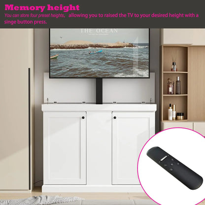 TV Stand, Lift Cabinet with Remote