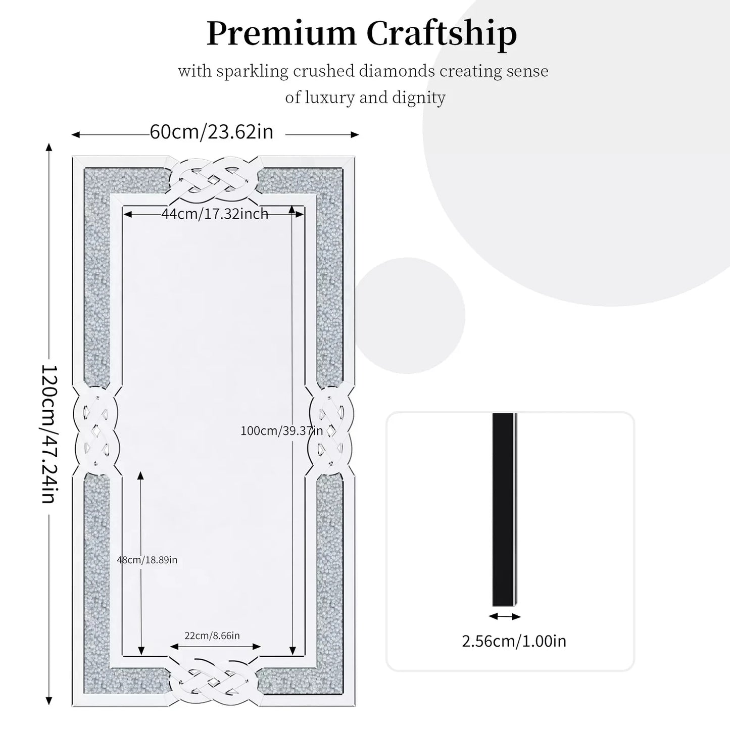 Wall Mirror Rectangular