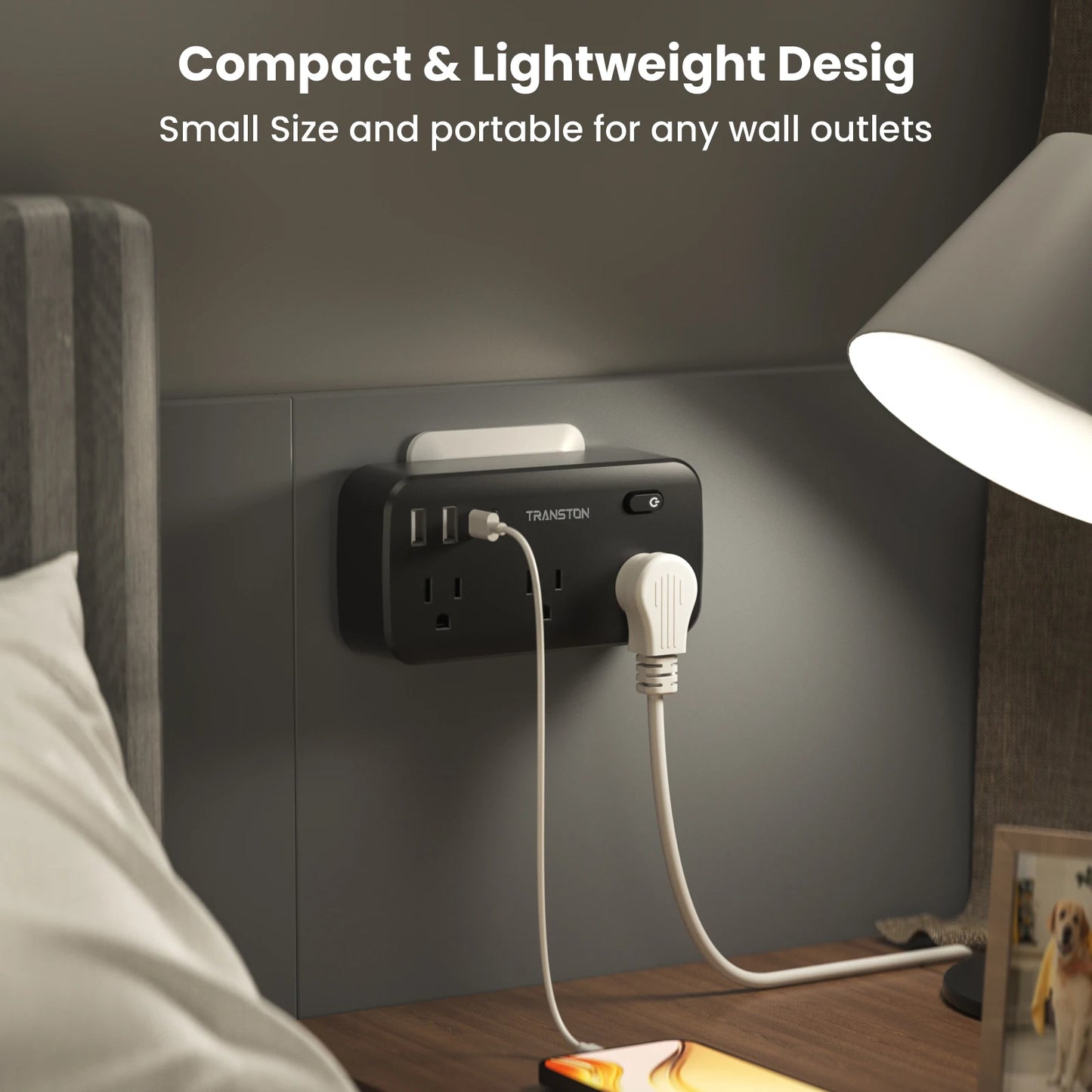 power strip surge protector with  USB-C Fast Charging Ports