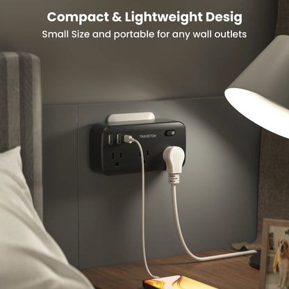 power strip surge protector with  USB-C Fast Charging Ports