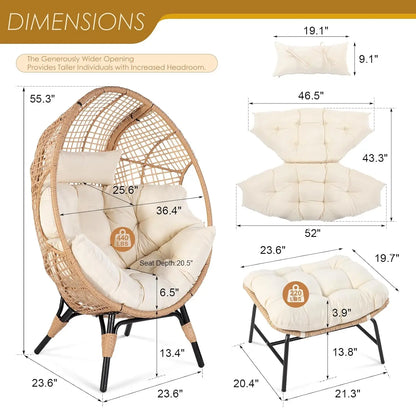 Chair with Ottoman