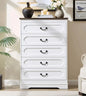 Cherry Wood Chest of Drawers, Rustic Wide Drawers