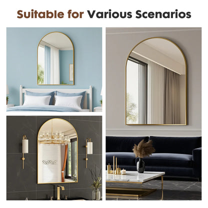 Arched Metal Framed Mirrors