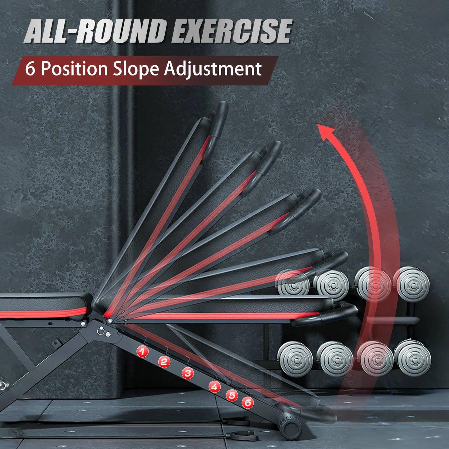 Weight Bench Adjustable 1000 lbs Capacity