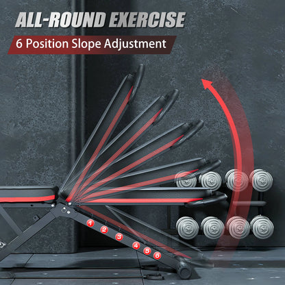 Weight Bench Adjustable 1000 lbs Capacity