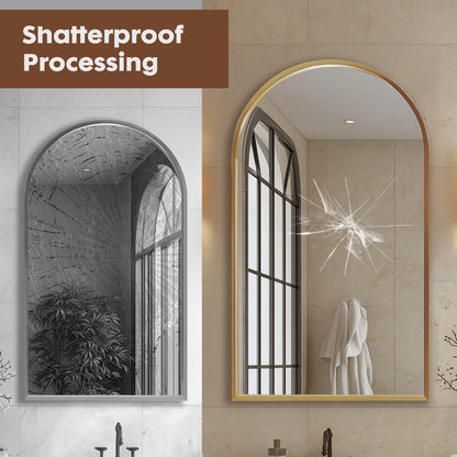 Arched Metal Framed Mirrors