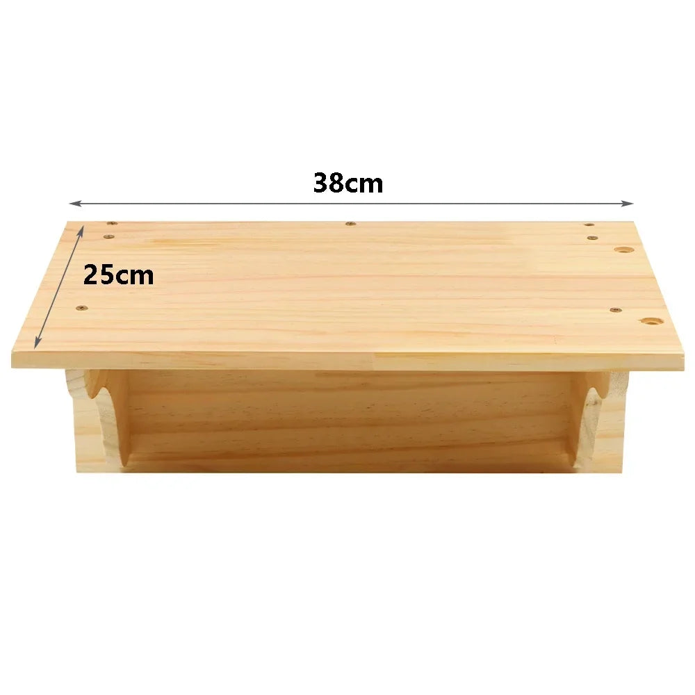 Wall Mounted Cat Tree Wooden Shelves Scratching Posts Climbing Cat tower Hammock With Solid Floating Perches Steps and Ladder