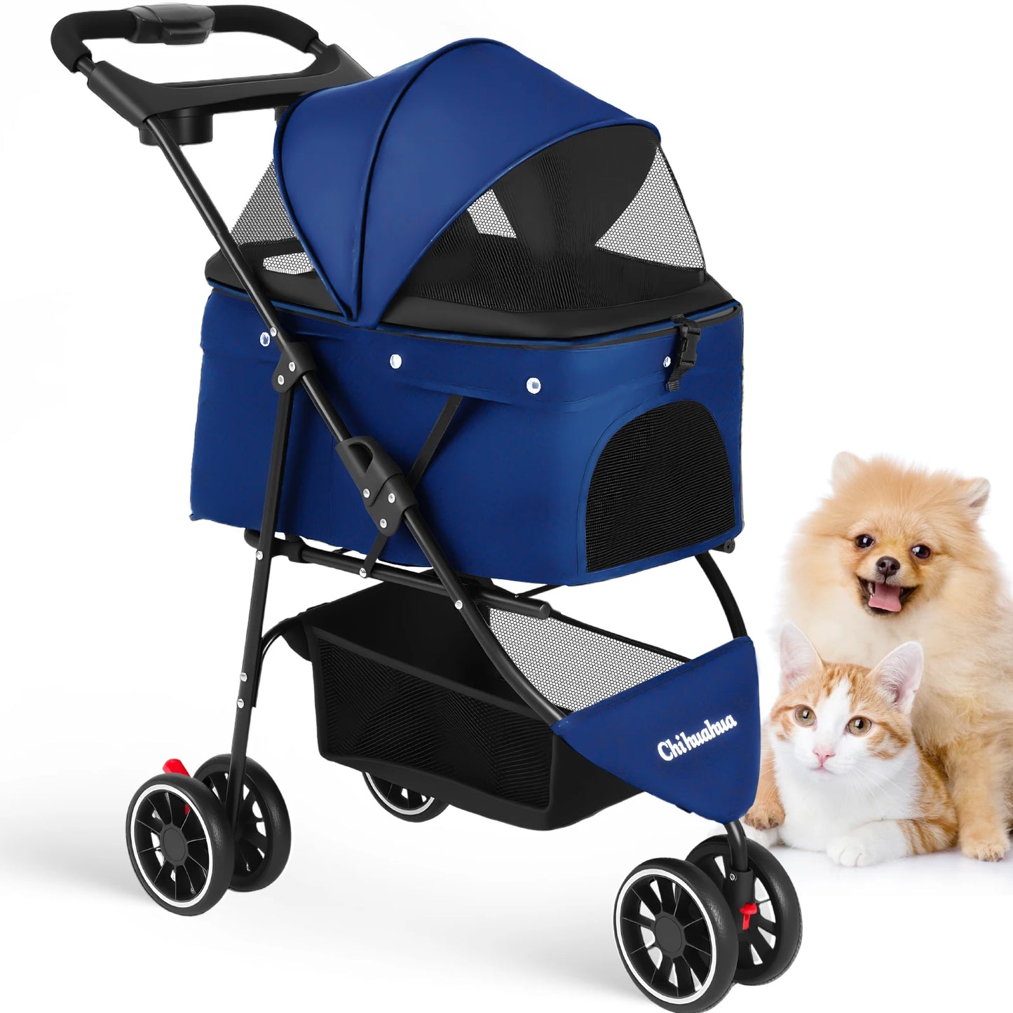 Dogs & Cats Travel Stroller  & Foldable