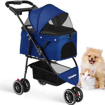 Dogs & Cats Travel Stroller  & Foldable