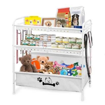 Dog Toy Bin with Storage Organizer,