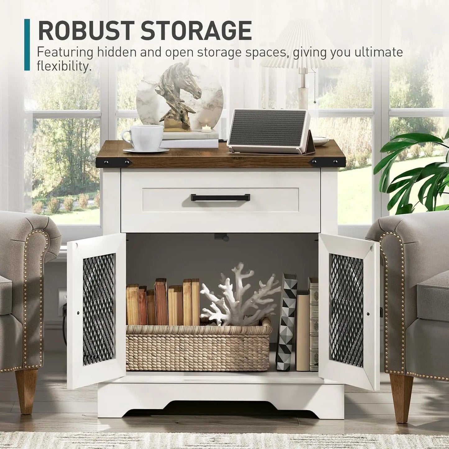 End Table Charging Station